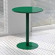 Outdoor Bistro Table, Modern Round Counter Height Pub Table, Dining Table, High Top with Iron Stable Frame, for Kitchen, Dining Room, Cocktail, Parties, Weddings(40x50cm)
