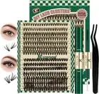 Lash Extension Kit 280pcs 30D&40D 9-16Mixed Eyelash Extension Kit Wispy Indiv...