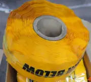 Gas Main Below Warning Tape – Detectable 100mm x 250m (3 Rolls)-High Visibility