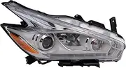 TRQ Right Headlight Compatible with 2017 Nissan Murano