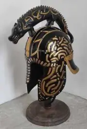 Medieval Viking Dragon Knight Replica Steel Helmet For Display