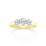 Meera Brilliant Ring with 1.00ct of Laboratory Grown Diamonds in 18kt Yellow Gold