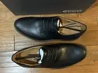 Ecco Findlay 633554 Tie Leather Shoes Black Sz 46 New