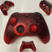 THE RED - Xbox One/X/S/PC Controller - Clear Red