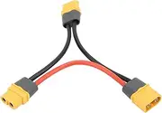 XT60H Connector Series 14AWG Silicone Wire 1 Female to 2 Male Adapter Cable RC Model Lightweight High Safety Copper Material