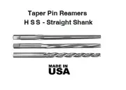 Q-Cut - # 1 HSS Left Hand Spiral Flute Taper Pin Reamer - 557U