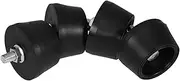 BUGUUYO 4pcs Air Compressor Feet Pads: No Oil Machine Noise Reduction Rubber Foot Pads - Heavy Duty Rubber Cushion for Machines Supplies