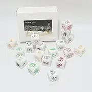 Happy Story 18 Cubes Bundle Sets Roll Cubes Dices A Happy Trip and Challenge of Words and Stories 4 Models dice 108 Images Unlimited Stories Combination Story Dice Game Set Imaginative Play for Kids