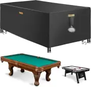8ft Pool Table Covers, Billiard Table Covers Windproof, 420D Oxford Pool Table C