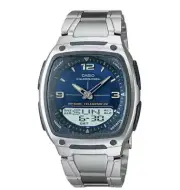 Casio AW81D-2AV, Telememo 30 Watch, 3 Alarms, 10 Year Battery, Chronograph, NEW