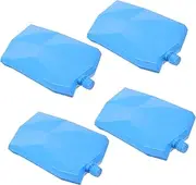 4Pcs Portable Ice Packs for Shipping Refillable Cooler Ice Box for Lunch Bags Outdoor Activities and Picnics Pe Material for Long Lasting Use