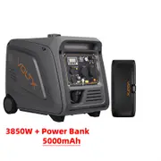 VoltX 3.85KW Inverter Generator 2 Wire Start + 5000mAh Power Bank