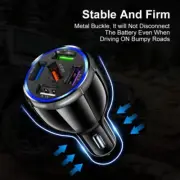Multi Port USB Car Charging Adapter 5-Port Support Quick Charging