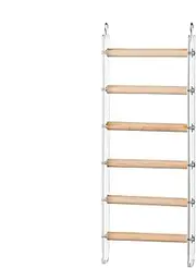 Parrot Ladder - Inner Cage Climbing Toy,Birds Climb Ladder with 360° Rotatable Hook for Lovebirds, Parrot, Parakeet, Budgies, Cockatiel