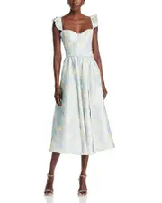 V. Chapman Vera Corset Midi Dress