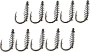 KITANDOVE 30pcs Durable Portable Fishing Hooks Lightweight Spring Fishing Tool for Outdoor Enthusiasts for Anglers Present