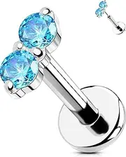 [OUFER] 16G Helix Piercing 316L Surgical Steel Threadless Earring CZ Conch Piercing 6 mm Helix Ring Cartilage Ear Piercing Helix Earrings Tragus Piercing Helix Earring