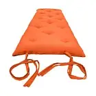 Japanese Floor Rolling Mattress, Cotton Bed, Shiki Futon 3 x 27 x 80 Orange