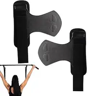 Weight Lifting Belts, Weight Joint Strap, Lifting Grips Weight Bands Pull-Up Wrist Support, Leather Fitness Equipment, Cotton Padded Bracelets for Pull Ups, Strength Training