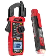 KAIWEETS Digital Clamp Meter Multimeter, Non Contact Voltage Tester with Sign...