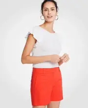 Ann Taylor Women's Shorts Devin Fit Metro Stretch 4 Pocket Short NWT