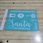"North Pole Air Mail" Chalk Couture Transfer DIY Stencil Sz B RET 8.5"x11