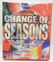 Vintage 1997 Screen Saver Background Pictures CD-ROM Changes with the Seasons PC
