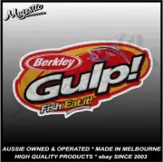 BERKLEY GULP - FISH EAT IT - 180mm x 100mm - DECAL / STICKER