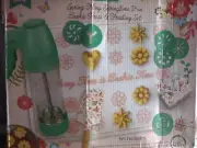 Spring Fling Springtime Fun Cookie Press And Frosting Set