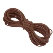 Elastic Cord Heavy Stretch String Rope 3/32" 11 Yards （Light Brown）