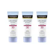 Neutrogena Ultra Sheer Dry-Touch Sunscreen Lotion, Broad Spectrum SPF 30 UVA/UVB