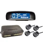 Car Parking Sensor Backup Radar System Kit LCD Reverse Monitor 4Pc Black Sensors (for: Alfa Romeo)