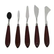 5 Pcs Painting Spatula Set Painting Scraper Set Painting Mixing Scraper