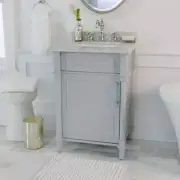 Home Decorators Bathroom VanityTop 1Sink Concealed Hinges Freestanding Dove Gray