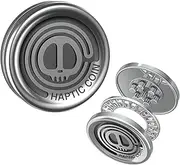 Haptic Coin Fidget Slider EDC Fidget Clicker Office Fidget Toy for Adults -Silver