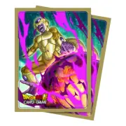 65 Ct Golden Frieza Standard Deck Sleeves Protector Holder for Dragon Ball Super