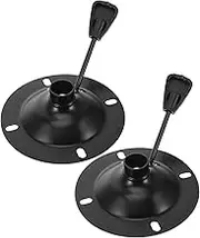 HOMSFOU 2Pcs Office Chair Swivel Base Metal Control Plate Tilt Accessory for Ergonomic Office Chairs Easy Installation Design