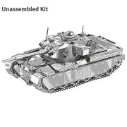 1:100 3D Metal Chief Tank MK50 Military DIY Vehicle Model Unassembled Kit O