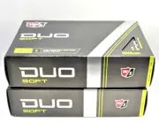 (2) Wilson Staff Duo Soft 2.5 Golf Balls - Matte Yellow