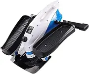 Premium Portable Twist Stair Stepper Adjustable Resistance, Twisting Step Fitness Machine with Bands and LCD Monitor