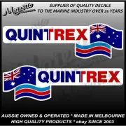 QUINTREX - 470mm x 138mm - ORIGINAL - LEFT / RIGHT PAIR - BOAT DECALS