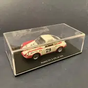 1/43 Spark Porsche 911S #79, 1972 LeMans White Shell Beaulieu SO941 NEW (70SP)