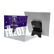 Fremantle Dockers Freo AFL Mini Glass Clock