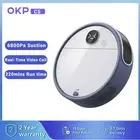 OKP C5 Robot Vacuum: 6800Pa Suction, WiFi/App/Alexa Control, Self-Charging