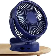 Fan with Clip | Lightweight Clip Fan for Bed - USB Rechargeable Fan with Clip for Bedroom, Bed, Outdoor, Stroller Fan Wynott