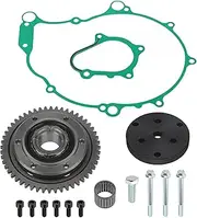 Fit for 2001 2002 2003 Yamaha Raptor 660 YFM660R Starter Starting Clutch One Way Gear Bearing Gasket Flywheel Puller Kit