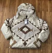 Polo Ralph Lauren Puffer Down Jacket Southwestern Aztec Size L 12/14 Youth NWT