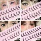 C-curled False Eyelashes Black Anime Eyelashes High Quality Individual Lashes