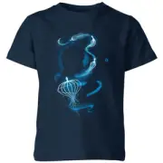Fantastic Beasts Newt Silhouette Kids' T-Shirt - Navy