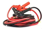 A5 Heavy Duty 1-Gauge Ultra 2500A 100% Copper Wire Jumper Cable Booster Cable For Truck Anti-frozon Heat Insulation Jump Leads with Free Carry Bag Size 16Ft